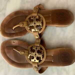 Brown Tori Burch Sandals